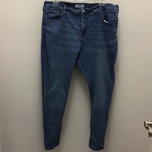 High rise comfy jeans